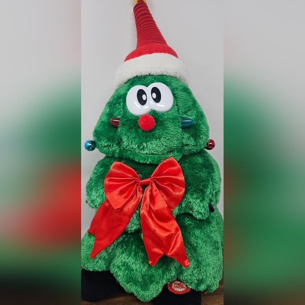 Sound & Light Animatronics Rockin Around The Christmas Tree Soft Plush 15" WORKS - Picture 14 of 15